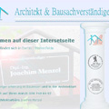 Homepage eines Architekten
